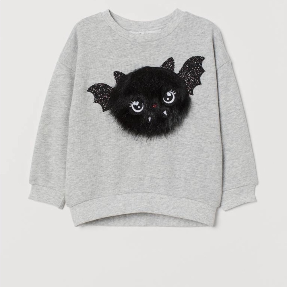 H&M Bat sweatshirt girls